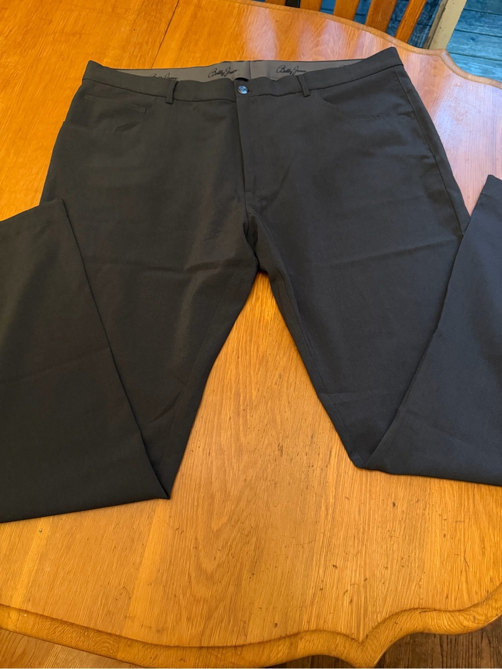 Bobby Jones Men's Black Dress Trousers